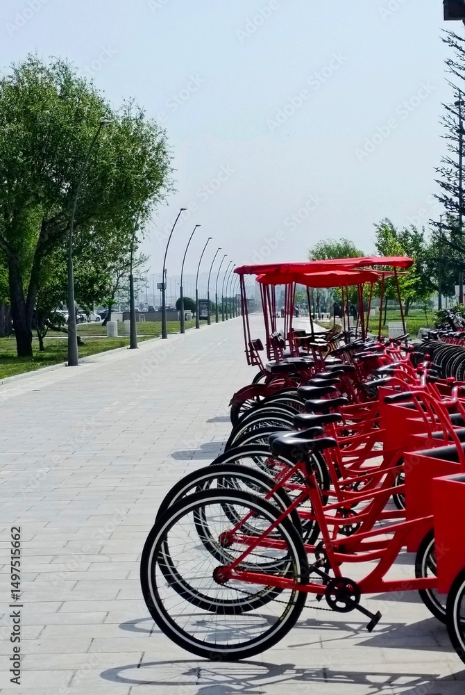 Obraz premium bikes for rent baku