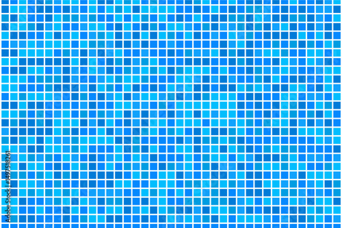 vector cartoon swimming pool blue tiles abstract illustration. 
