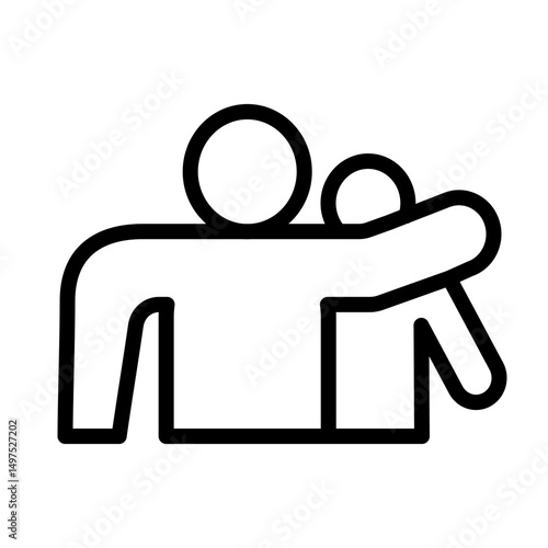 Support Vector Line Icon Design