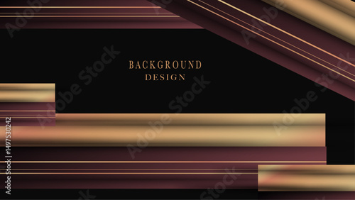 Abstract background composed of elegant shapes in soft colors