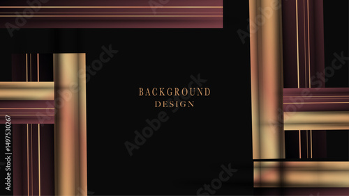 Abstract background composed of elegant shapes in soft colors
