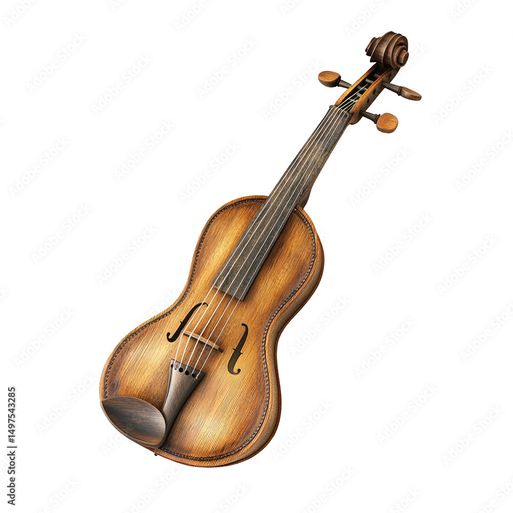 Fototapeta premium Violin, Wooden, Musical Instrument