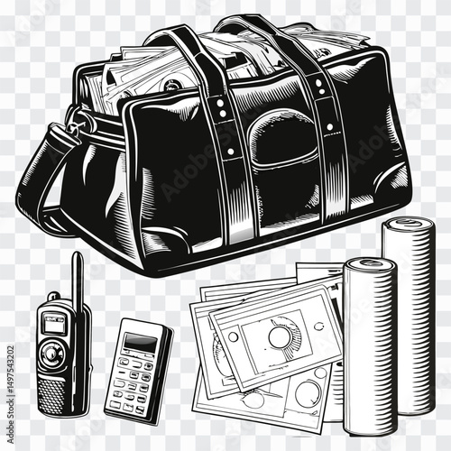 Crowbar Concept PNG | Crime Fiction, Gaming, Comic Weapon | Industrial Symbol Illustration