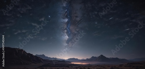 Wallpaper Mural Vast, star-studded night sky, serene cosmic expanse ,  night,  universe Torontodigital.ca