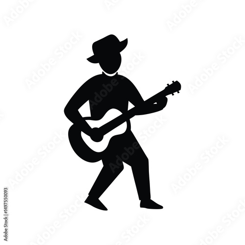 silhouette of a cowboy