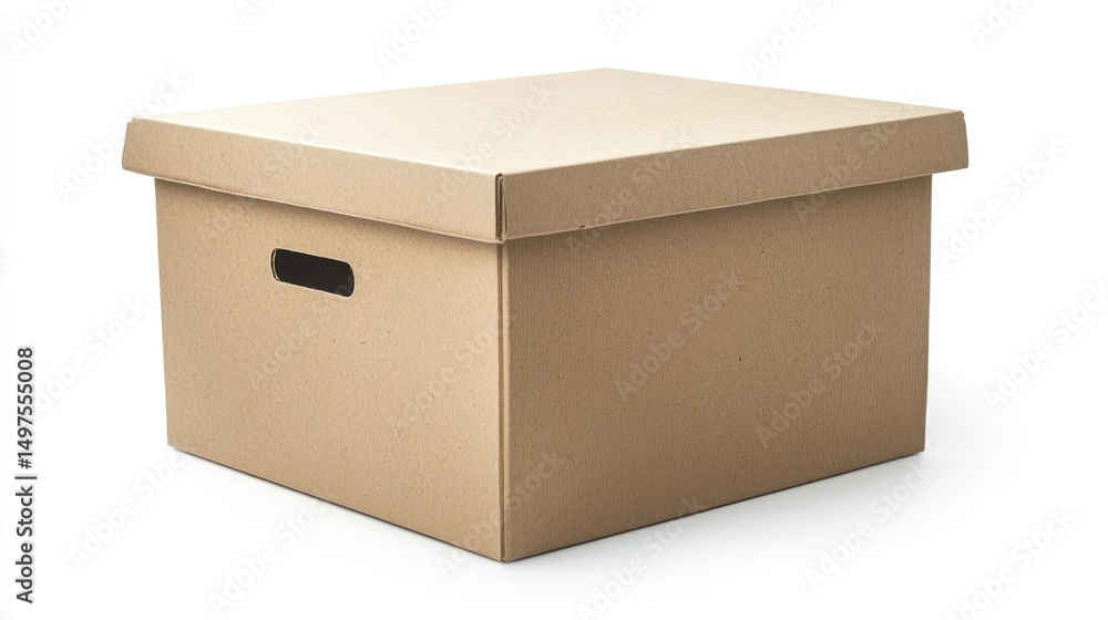 Storage box isolated on white background Storage box isolated on white background