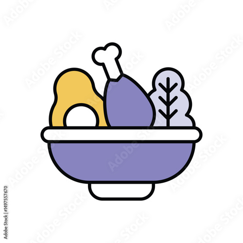 Healthy Foods Icon vector