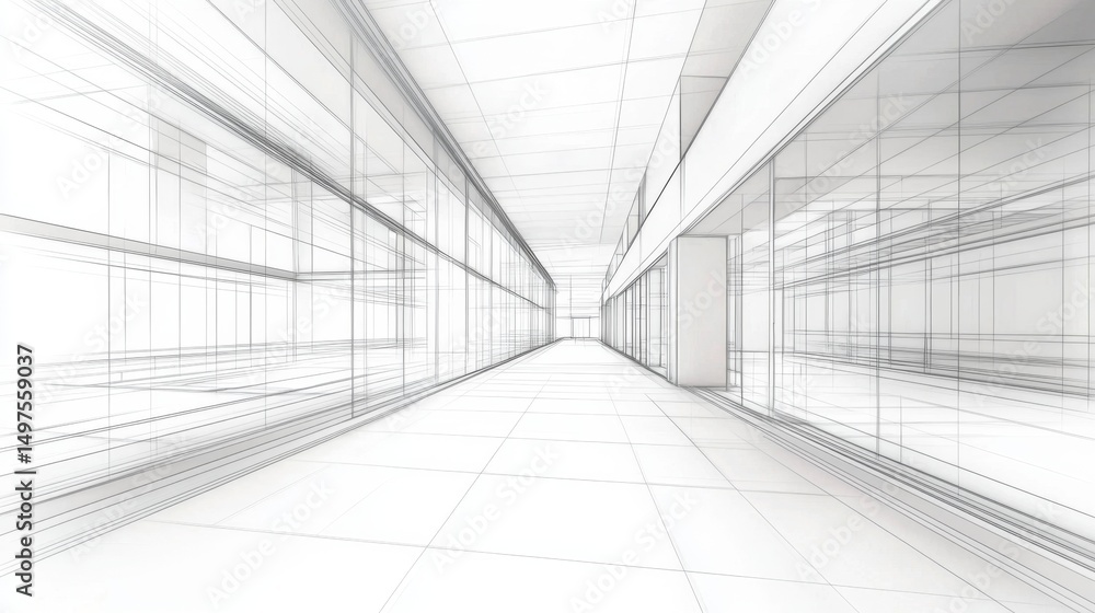 Sleek and Simple Design Illustrated in Architectural Draft Sleek and Simple Design Illustrated in Architectural Draft