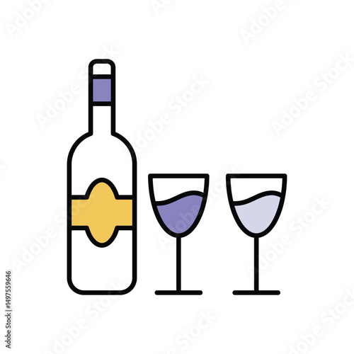 Alcoholic Beverages Icon vector