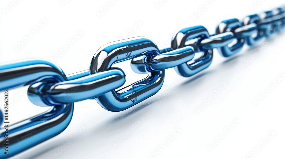 Fototapeta premium Supply chain isolated on white background