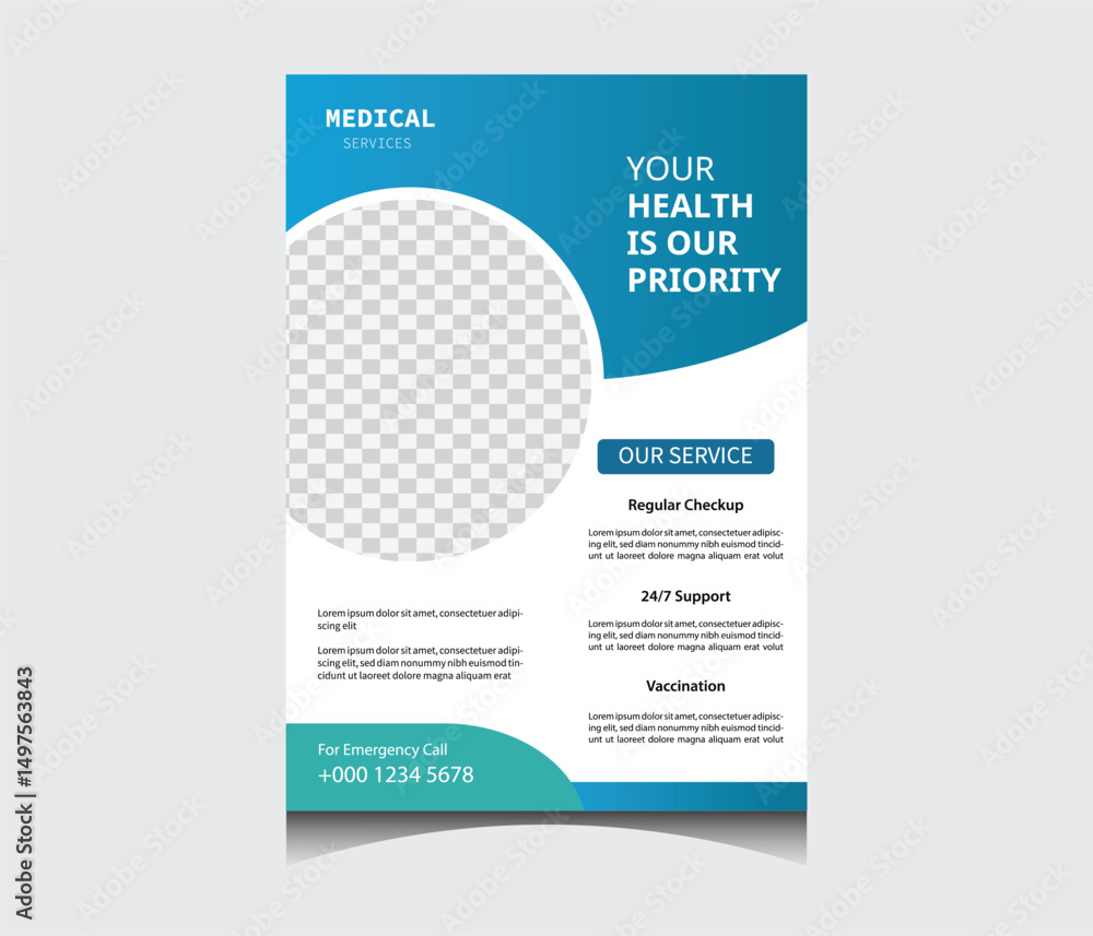 Professional Medical Services Promotional Flyer Professional Medical Services Promotional Flyer