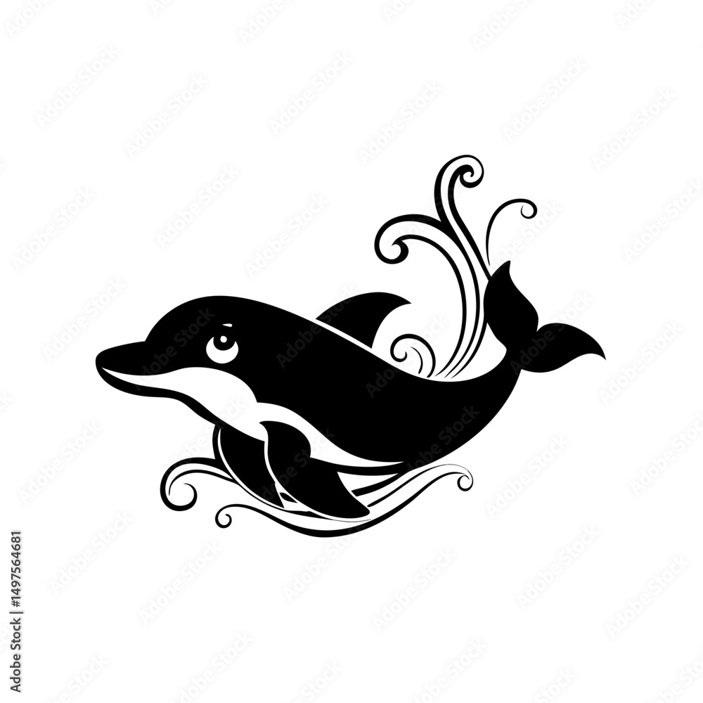 Obraz premium whale swimming