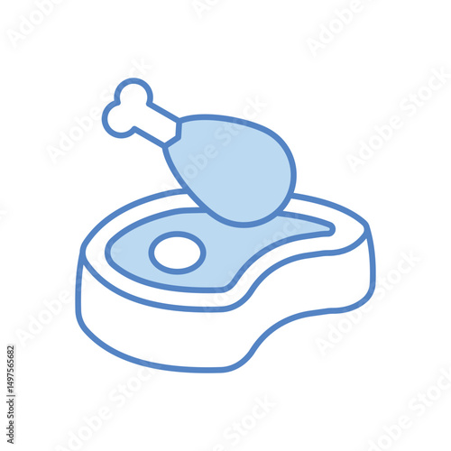 Meat & Poultry Icon vector