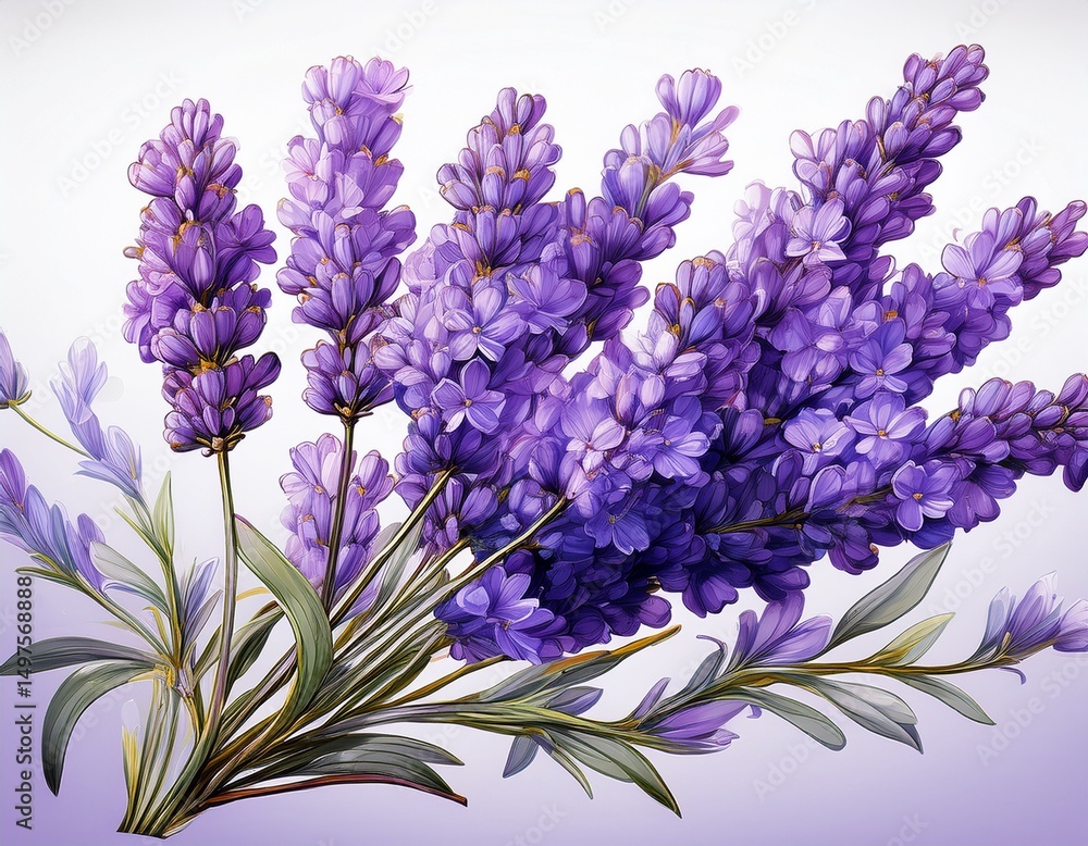 Obraz premium Walpaper Lavendel