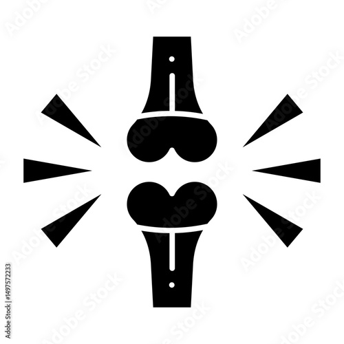Bone Friction glyph icon

