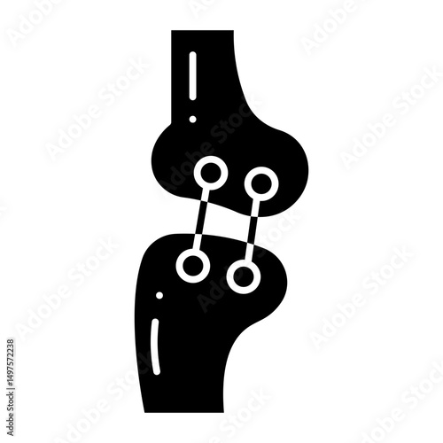 Locked Joint glyph icon

