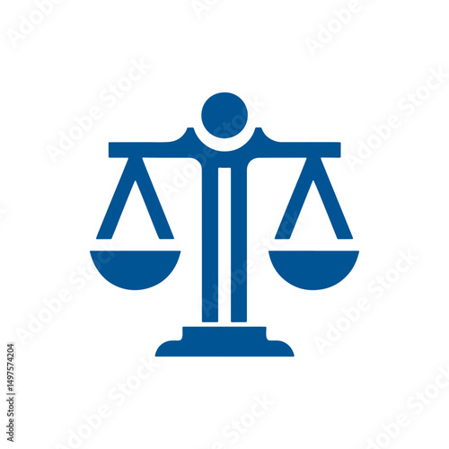 scales of justice vector illustration logo design