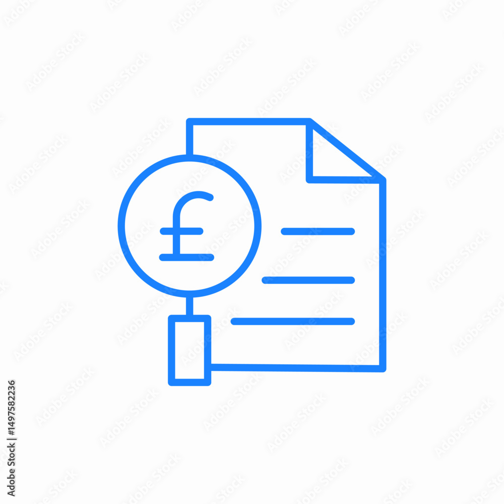 auditing pound icon sign vector auditing pound icon sign vector