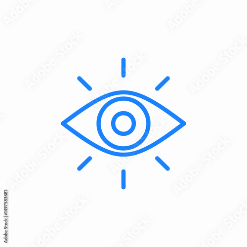 eye health icon sign vector