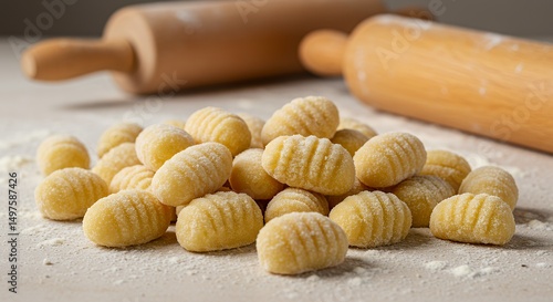 Wallpaper Mural Fresh Gnocchi and Rolling Pins Torontodigital.ca