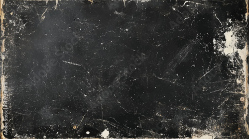 Charcoal themed overlay with black grunge marks. Dust and scratches give aged texture effect. Old film look applies to modern graphic designs.