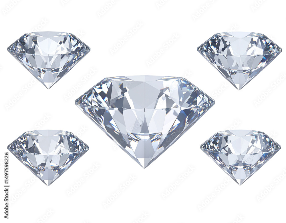 Sparkling Diamonds in a Cluster Sparkling Diamonds in a Cluster