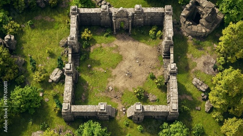 Immerse yourself in the atmosphere of forgotten history with this battlemap.