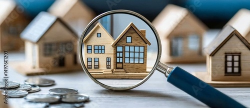 Assessing property worth through strategic site selection.