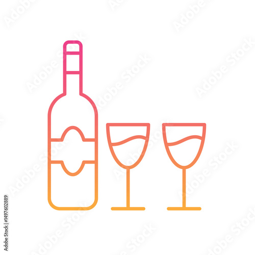 Alcoholic Beverages Icon vector