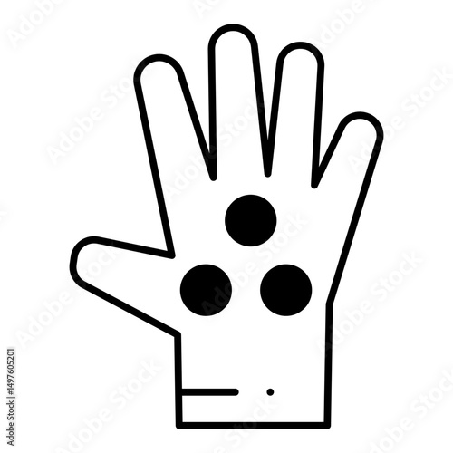 Arthritis Hand dualtone icon

