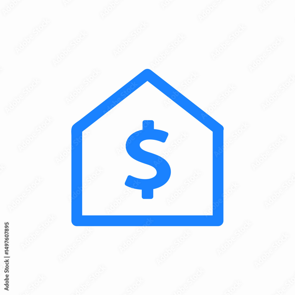 bank financial icon sign vector bank financial icon sign vector