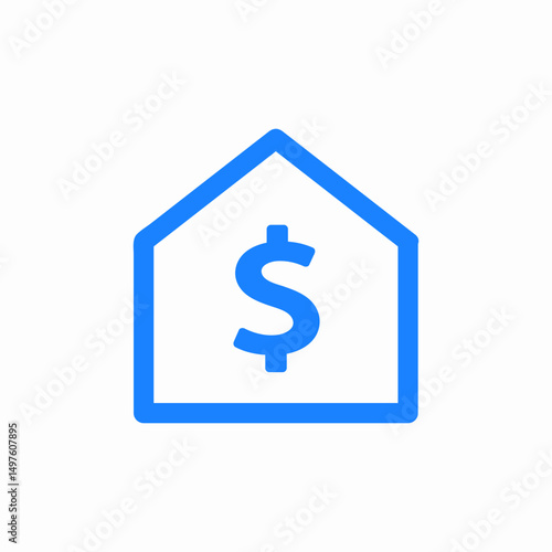 bank financial icon sign vector