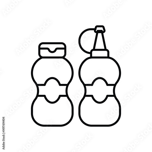 Condiments Icon vector