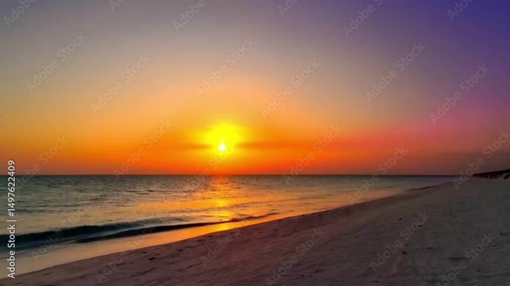 sunset on the beach sunset on the beach