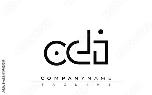 OI abstract letter design. Modern Business Logo Design With Abstract Typography and Contemporary Style