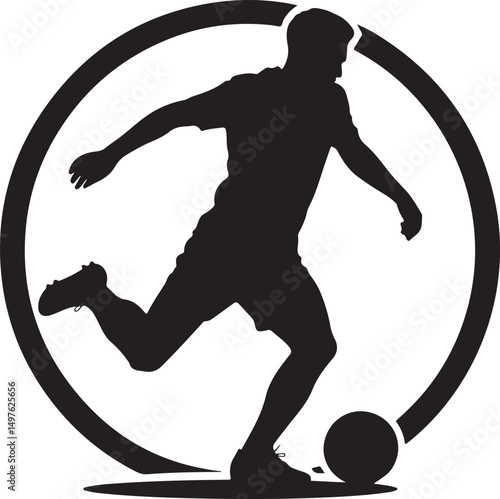 football player silhouette