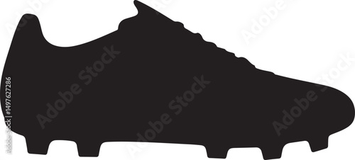 Football Boots icon template black color editable. Football Boots icon symbol Flat vector illustration for graphic and web design.