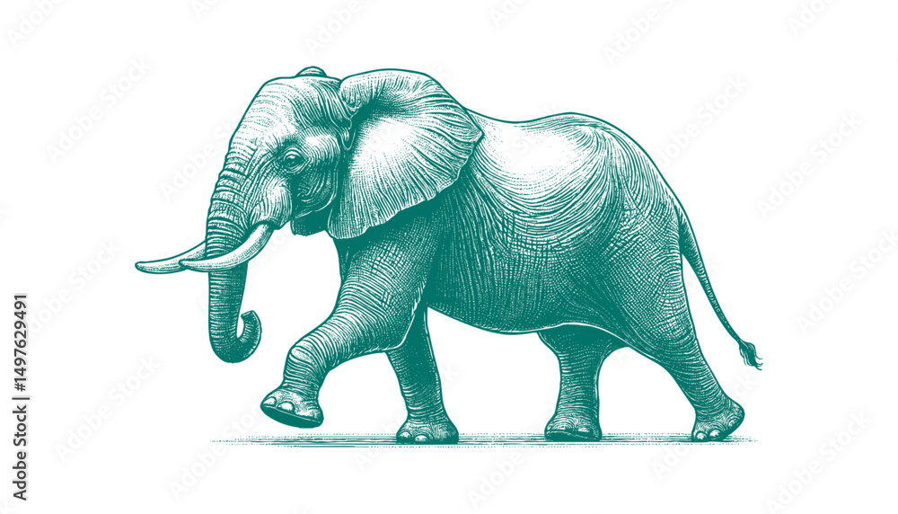 Obraz premium elephant vector