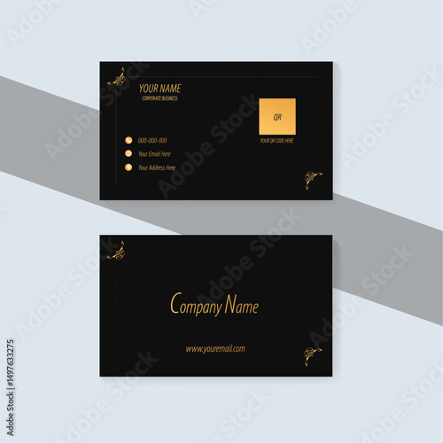 Business Card Design and mockup