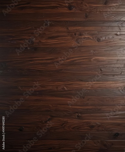 Wallpaper Mural Dark stained wood, prominent grain lines, warm undertones,  background,  aged Torontodigital.ca