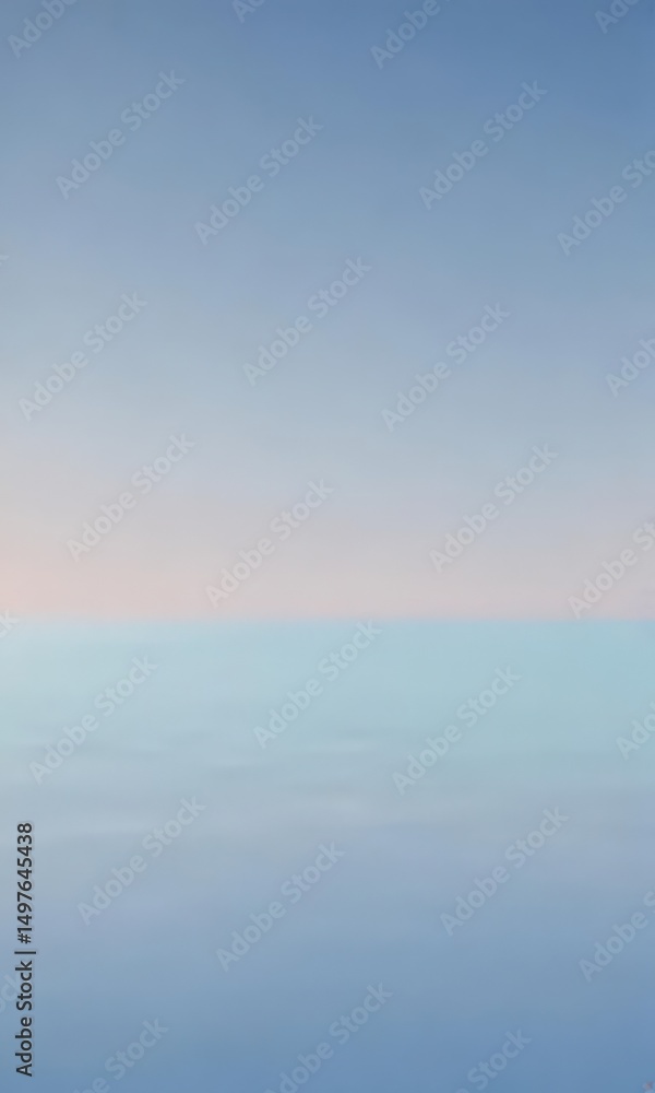 Fototapeta premium Gentle, hazy light blue gradient Seamless blend of pale and vibrant sky hues , dreamy, wallpaper, cool