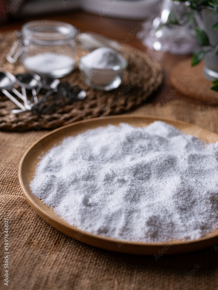 Fototapeta premium Isomalt or Maltitol sugar alcohol used as a sugar substitute and laxative.