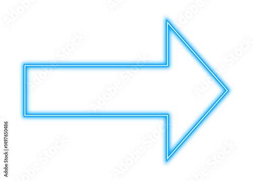 Neon blue arrow frame, vector illustration, on transparent background, png. Free Download Neon blue arrow frame, vector illustration, on transparent background, png. - GFXLoad