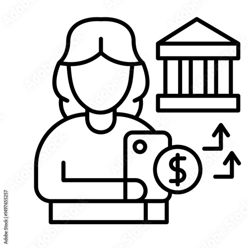 Bank Transfer Icon