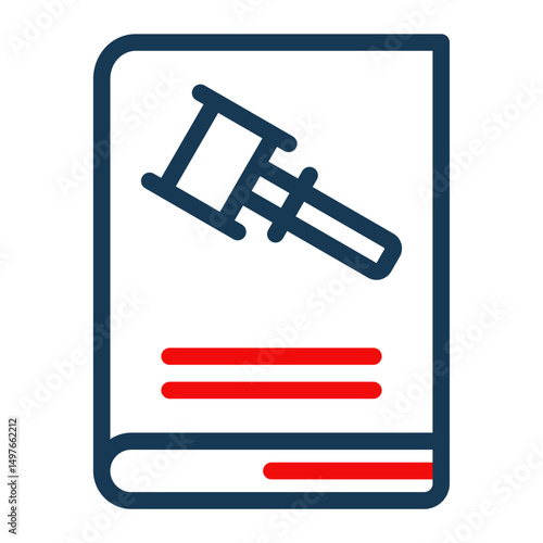 Constitution Icon # Notary Pack Themes # Outline Color Style