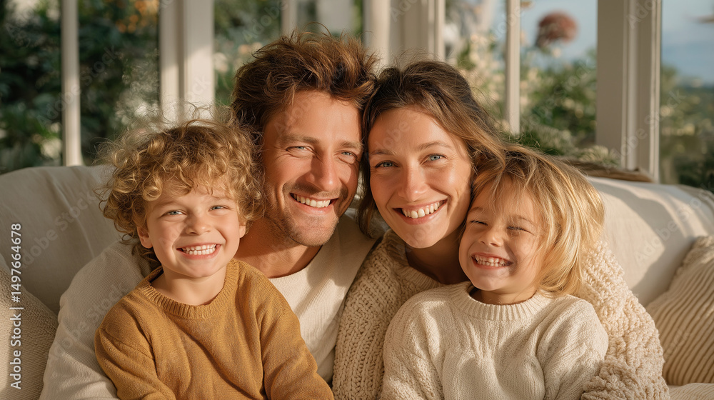 portrait of happy family portrait of happy family