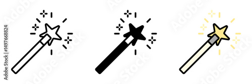 Magic Wand is a playful prop symbolizing magic, often used in fantasy-themed birthday parties.