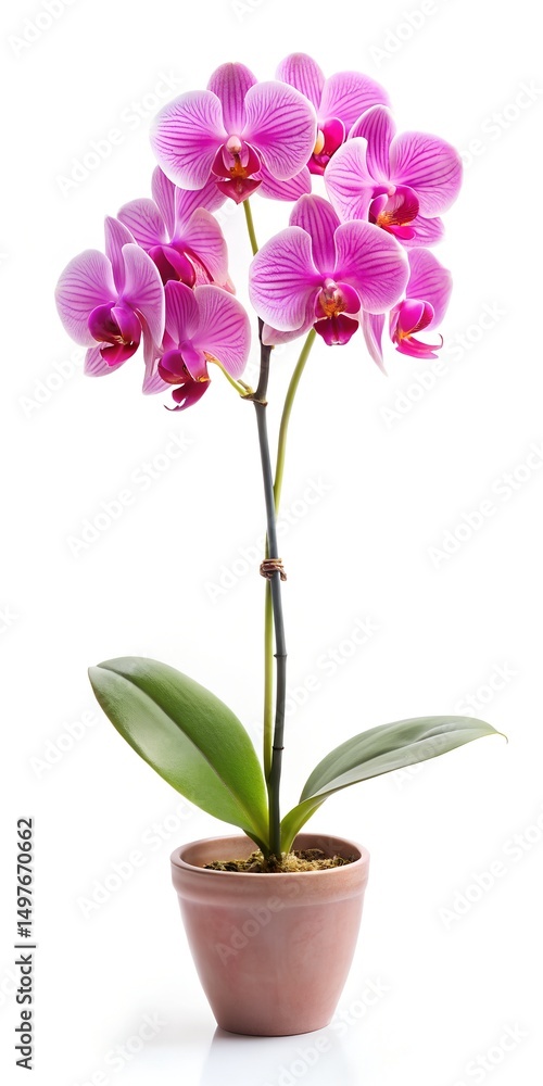 pink orchid isolated on white pink orchid isolated on white