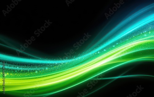 Design Black dark blue green emerald petrol teal lime yellow white abstract background
