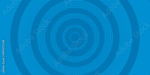 Blue comic book background vintage pop art superhero background for comics, comic background with dot pattern halftone abstract vector flash and circle texture